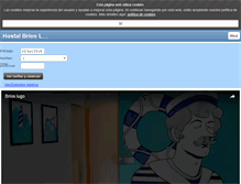 Tablet Screenshot of hostalbrios.com